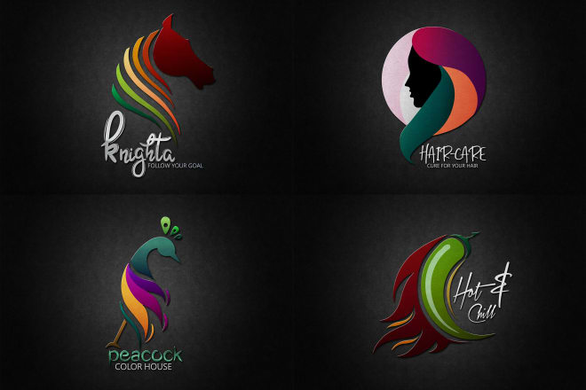 I will do colorful, unique and creative, minimal logo design