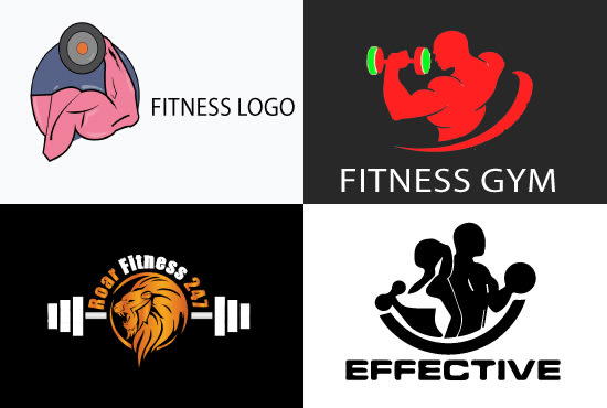 I will do creative fitness logo design within business card