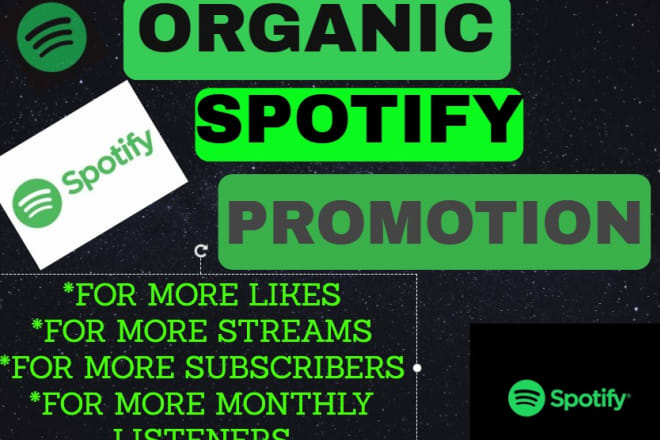 I will do effective spotify promotion and playlist submission no bots