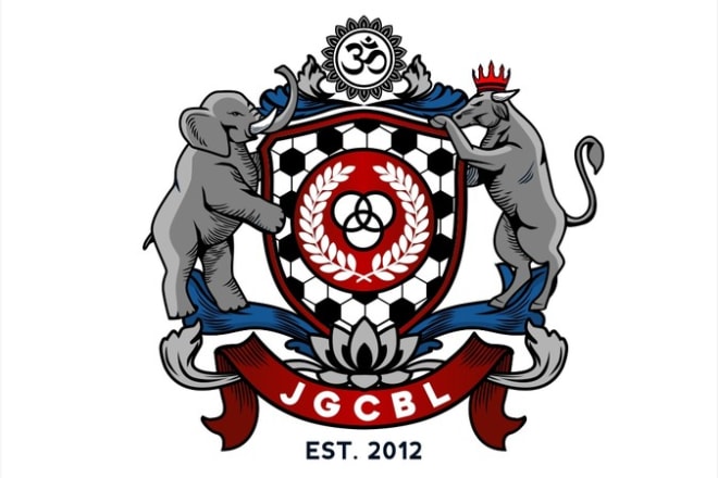 I will do elegant family crest or coat of arms design
