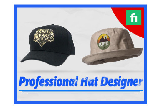 I will do embroidery design for any hat with free mockup