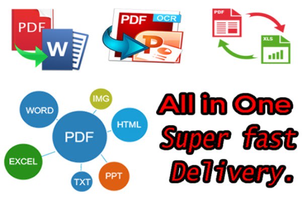 I will do file conversion to different format, pdf, jpg, etc
