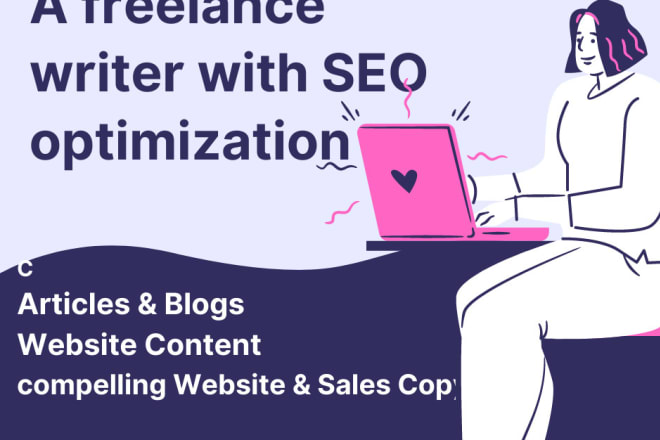 I will do freelance SEO articles and blog writing