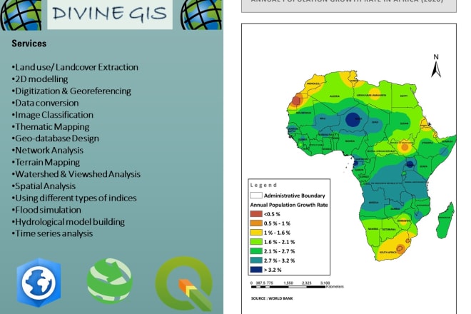 I will do gis mapping,remote sensing with arcgis,qgis