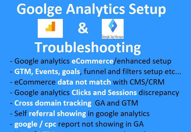 I will do google analytics and tag manager setup