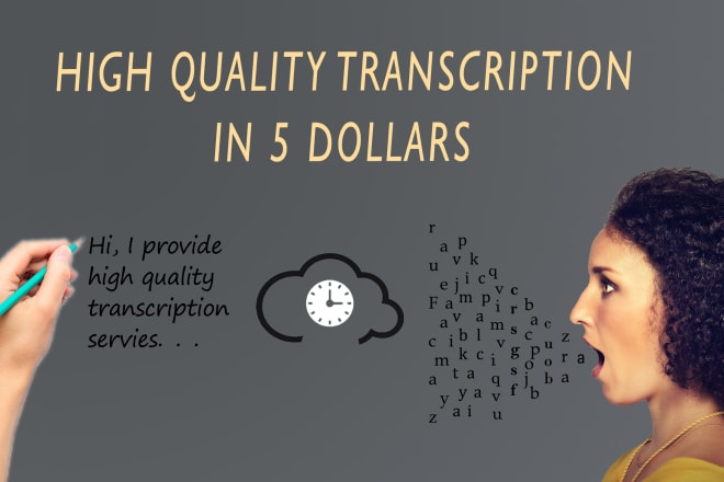 I will do high quality audio, video, podcasts, interviews and medical transcription
