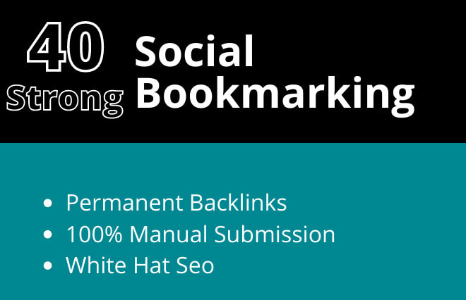I will do high quality social bookmarking on high PR sites