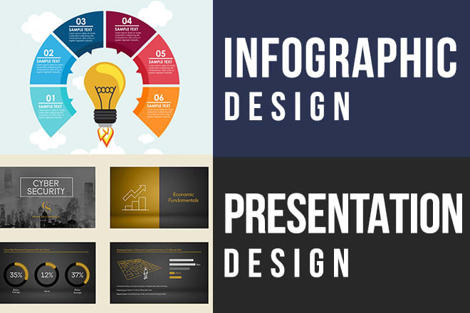 I will do infographic and presentation design