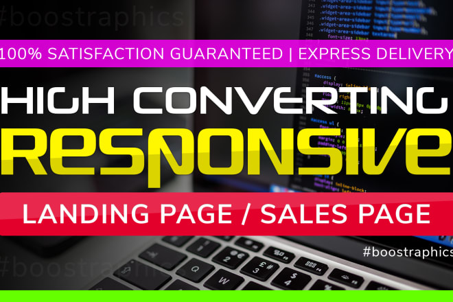 I will do irresistible sales page, landing page design, or shopify landing page