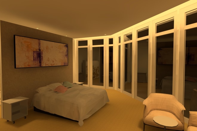 I will do lighting design, lux calculation and 3d rendering using dialux evo