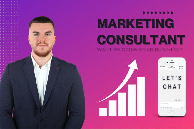 I will do marketing and strategy consulting