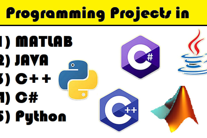 I will do matlab python java cpp programming sql projects tasks