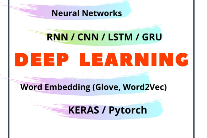 I will do neural network deep learning in python, r keras pytorch