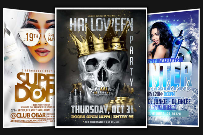 I will do nice flyer, event flyer, sports, party and club flyer