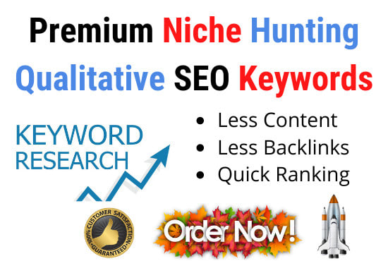I will do niche, SEO keyword research, affiliate marketing,analysis,website structure