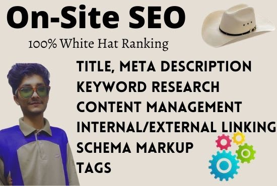 I will do on page SEO and content management