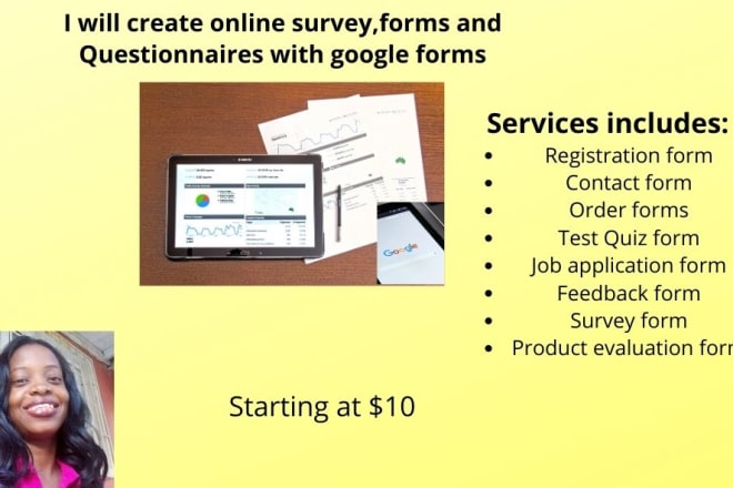 I will do online survey, forms, and questionnaire with google forms