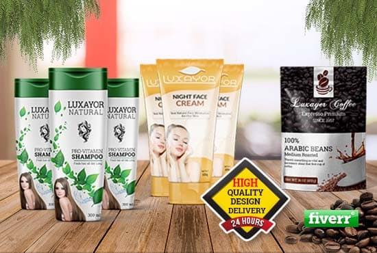I will do product label design, product marketing banner