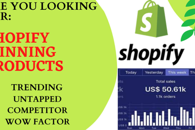 I will do shopify product research to find shopify winning products