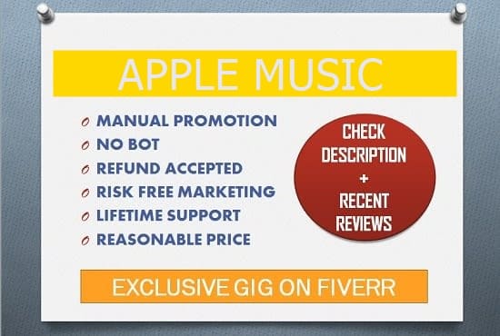 I will do super apple music promotion to raise your exposure