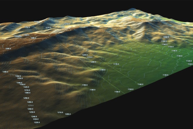 I will do terrain modeling, dem, topography with orthophoto