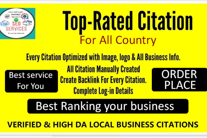 I will do top 200 local seo citations for all countries