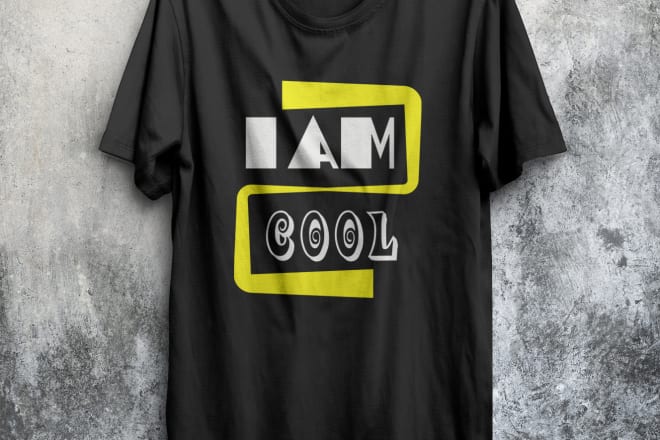 I will do trendy typography t shirt design and graphic t shirt