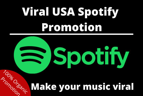 I will do USA spotify promotion