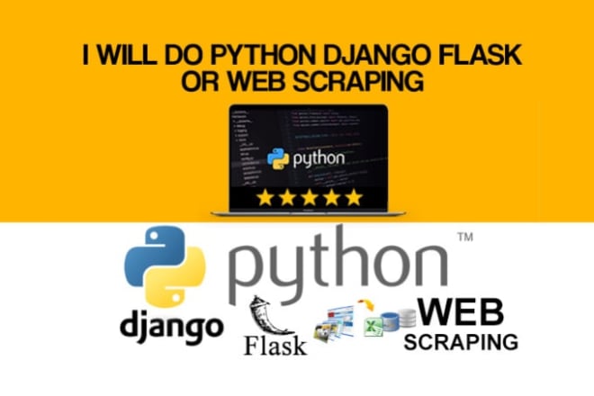 I will do web scraping and python development