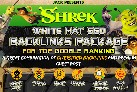 I will do white hat SEO backlinks package for google ranking