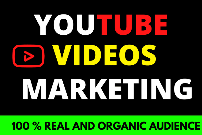 I will do youtube video promotion and promote videos
