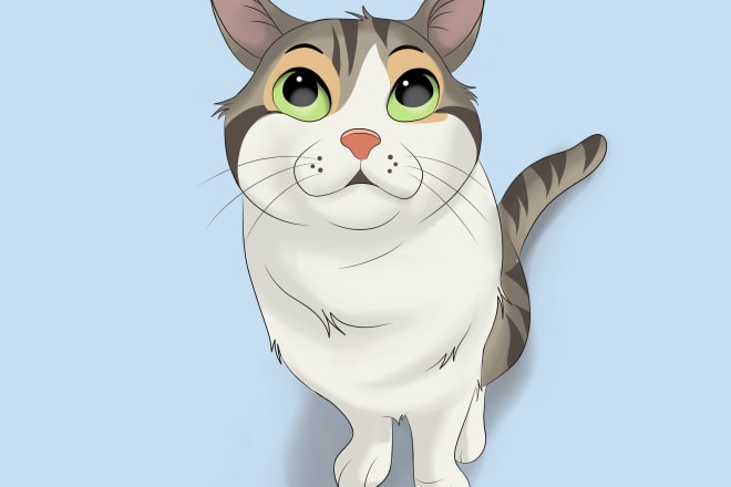 I will draw a portrait of your pet in a disney cartoon style