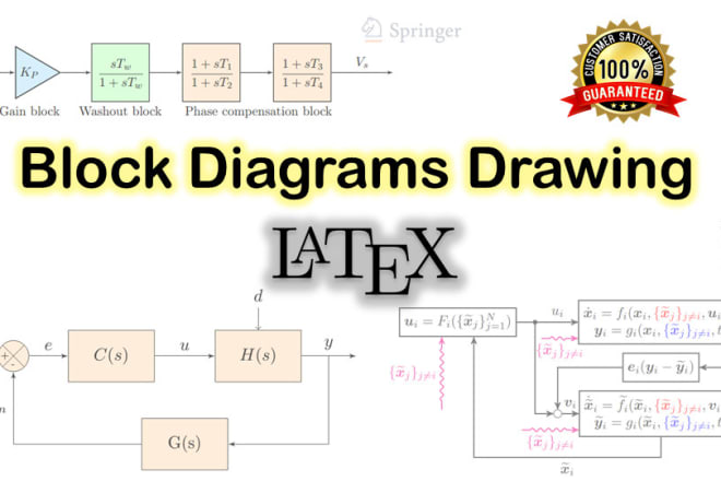 I will draw your block diagrams in latex tikz