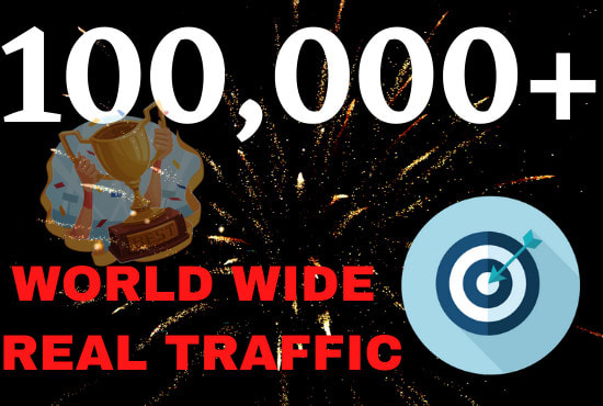 I will drive 100,000 targeted human traffic to website or blog