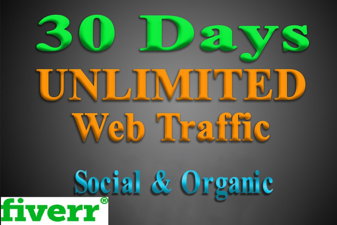 I will drive unlimited genuine real website traffic