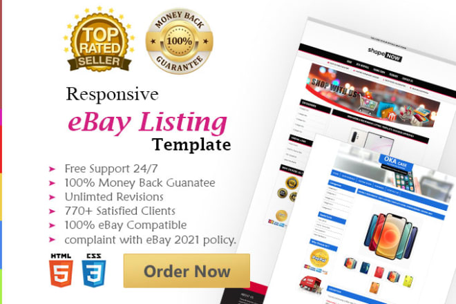 I will ebay listing template complaint with ebay 2021 policy