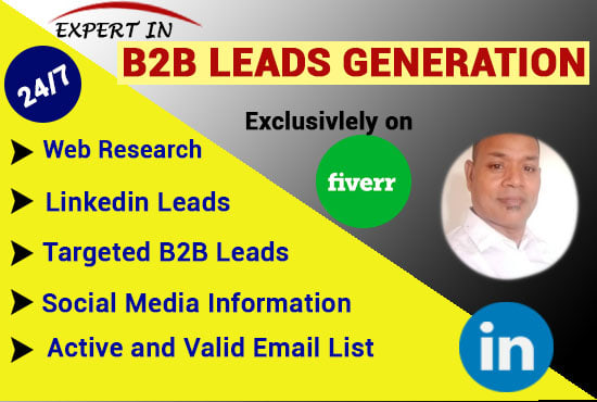 I will execute b2b lead generation, build targeted email list