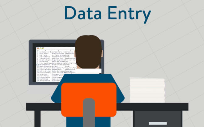 I will extract data,data mining, data entry etc