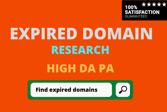 I will find 1 high metrics expired domain with 25 plus da pa