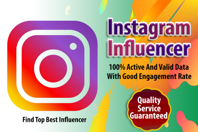 I will find out best instagram influencer to promote your brand