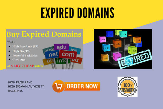 I will find out expired domain for your niche