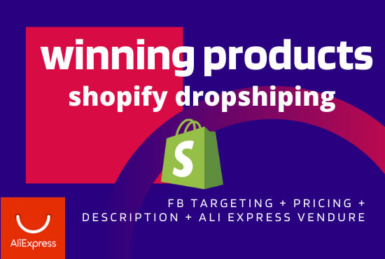 I will find shopify dropshipping winning products