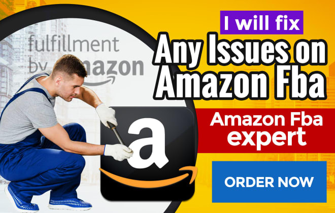 I will fix any amazon fba or amazon seller central problem