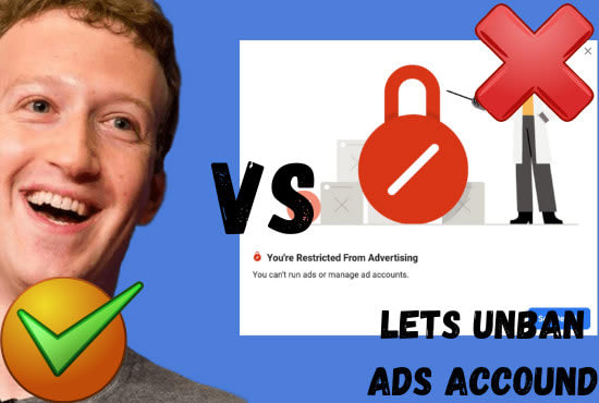 I will fix banned ads account facebook etc