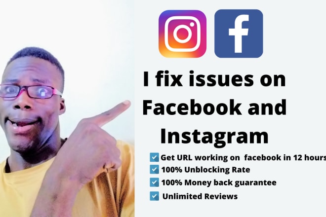 I will fix issues on facebook and instagram