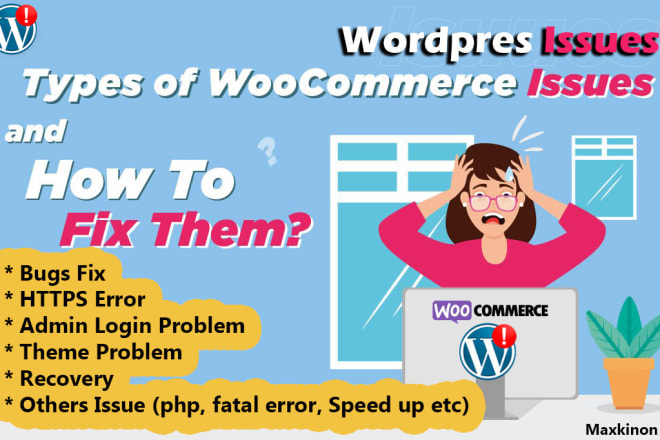 I will fix wordpress and woocommerce php errors, issues with login