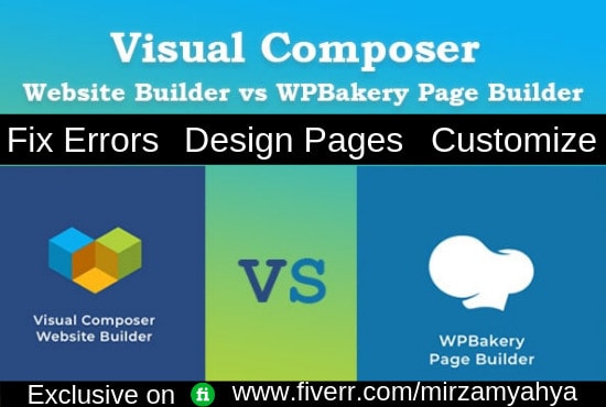 I will fix wp bakery visual composer and design website