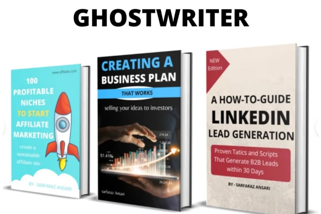 I will ghostwrite your book on digital marketing topics
