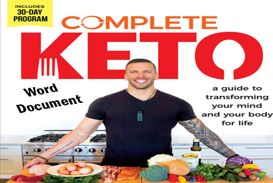 I will give 30 day program complete keto diet proved