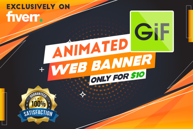 I will give you animated gif banners for your campaign